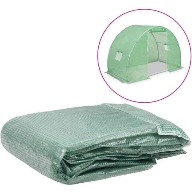 VIDAXL Vidaxl - Greenhouse Replacement Cover (4.5 m²) 300x150x200cm Green 8720286414255
