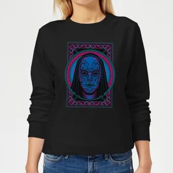 Harry Potter Death Mask Womens Sweatshirt - Black - M