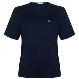 Lacoste Crew Neck T Shirt - Navy Blue