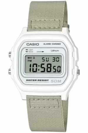 Unisex Casio Classic Collection Cloth Alarm Chronograph Watch W-59B-7AVEF