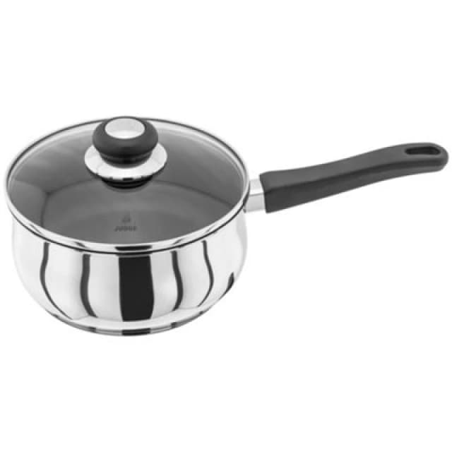 Judge Vista Stainless Steel Non-Stick Sauce Pan With Lid 20Cm / 2.1L - Silver