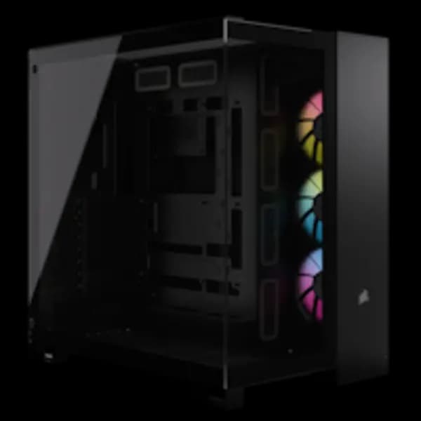Corsair iCUE LINK 6500X RGB Mid-Tower Dual Chamber PC Case - Black CC-9011269-WW