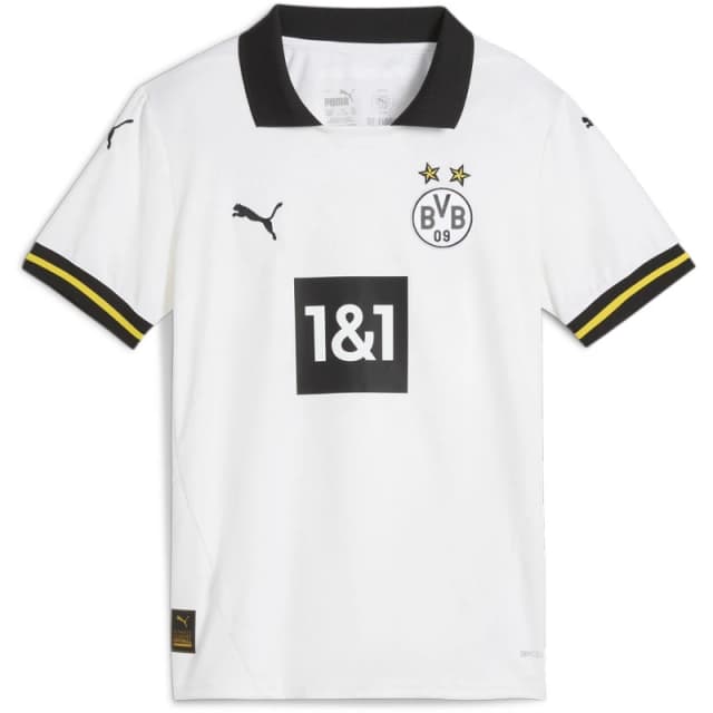 Puma Borussia Dortmund Third Shirt 2024 2025 Juniors - White White 7 - 8 Years