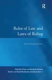 Rules of Law and Laws of Ruling On the Governance of Law