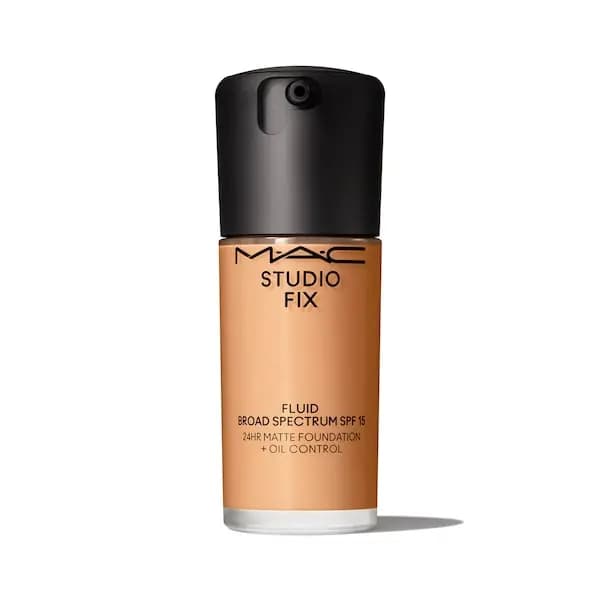 MAC Studio Fix Fluid SPF 15 Foundation - NC44.5 - Soft-Matte Finish - 24hr Medium-To-Full Coverage - 30ml - MAC Cosmetics
