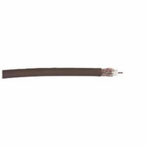 Labgear Brown Single 1mm CCS 75Ohm RG6 Digital Satellite Aerial Cable With Foam Filled PE Aluminium Foil and Copper Braid 27600FB/27615FB - 1 Meter