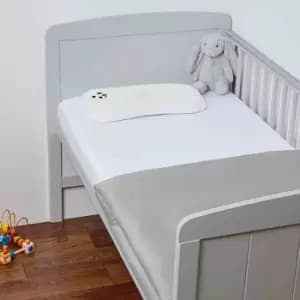 Panda 100% Bamboo Kids Duvet Cover - Quiet Grey