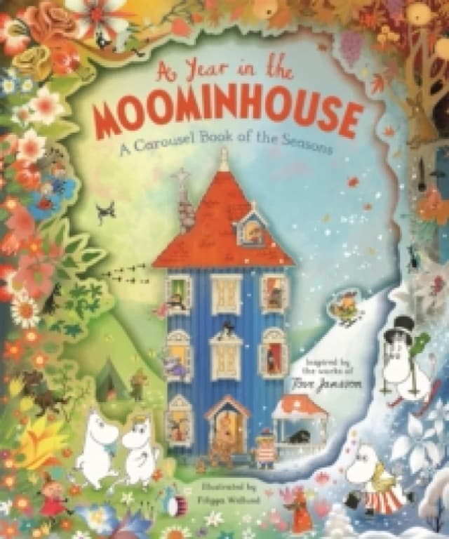 A Year in the Moominhouse : A Carousel Book of the Seasons Hardback