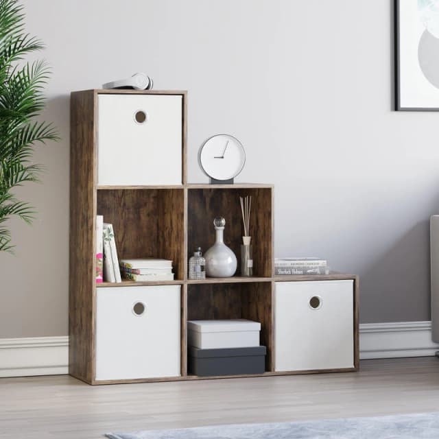 Lassic 6 Cube Storage Unit DB + Set of 3 Storage Cubes White unisex 6 Cube