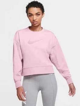 Nike Training Get Fit Crew Sweatshirt - Pink