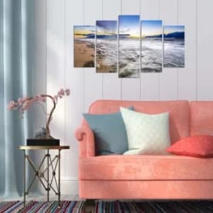 5PMX-092 Multicolor Decorative MDF Painting (5 Pieces)