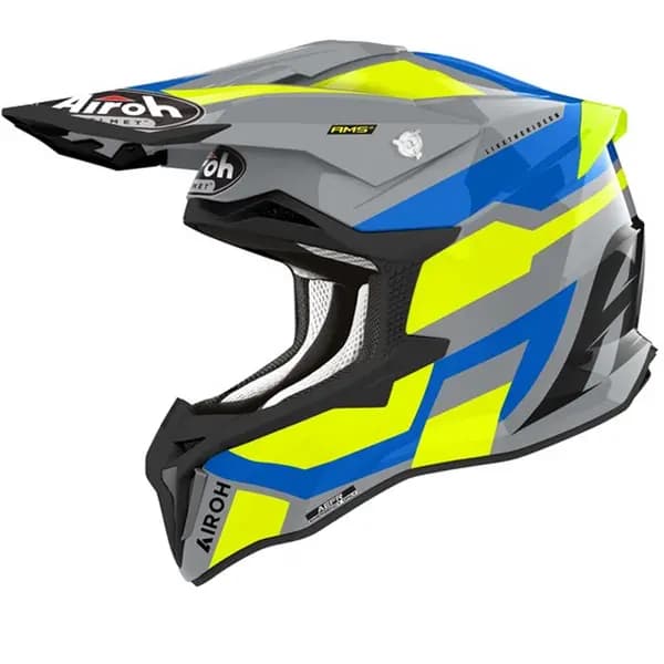 Airoh Strycker Glam Yellow Offroad Helmet Size M