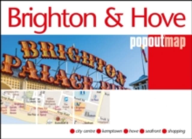 Brighton and Hove PopOut Map Sheet map, folded