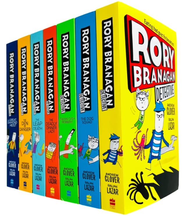 Rory Branagan Detective Series Books 1 - 7 Collection Set by Andrew Clover Andrew Clover Books