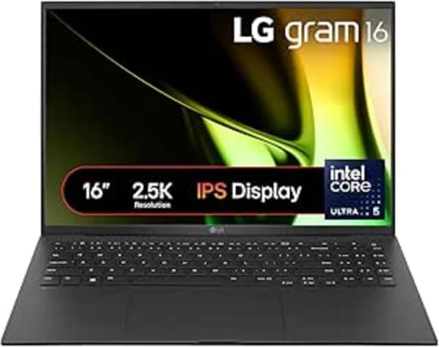 LG gram 16" Laptop - Intel Core Ultra 5, 1TB SSD, 16GB RAM - Black