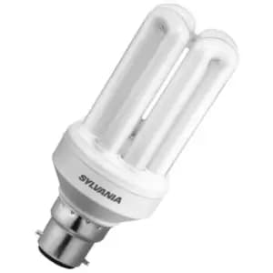 Sylvania CFL Fast Start V2 Tubular 15W B22 Mini-Lynx Warm White Frosted
