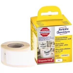 Avery-Zweckform Label roll 25 x 54mm Film White 160 pc(s) Permanent A1976411 All-purpose labels