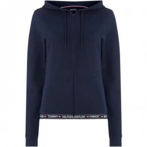 Tommy Bodywear Taping hoody - Navy