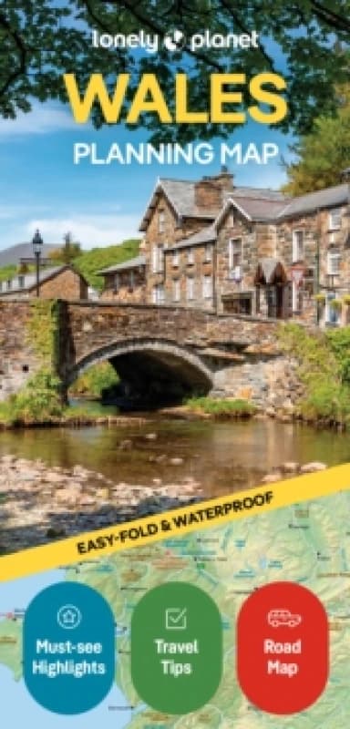 Lonely Planet Wales Planning Map Sheet map, folded