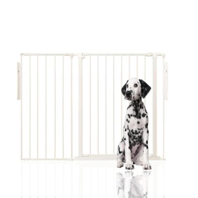 Bettacare Premium Extra Tall Multi Panel Flexible Dog Barrier, Up To 128Cm Wide, White, 105Cm Tall