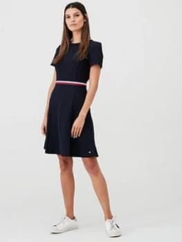 Tommy Hilfiger Britt Short Sleeve Dress - Navy