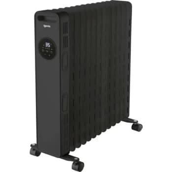 Digital Oil Filled Radiator, 2.5kW/2500W, Overheat Protection, Black - IG2626BL - Igenix