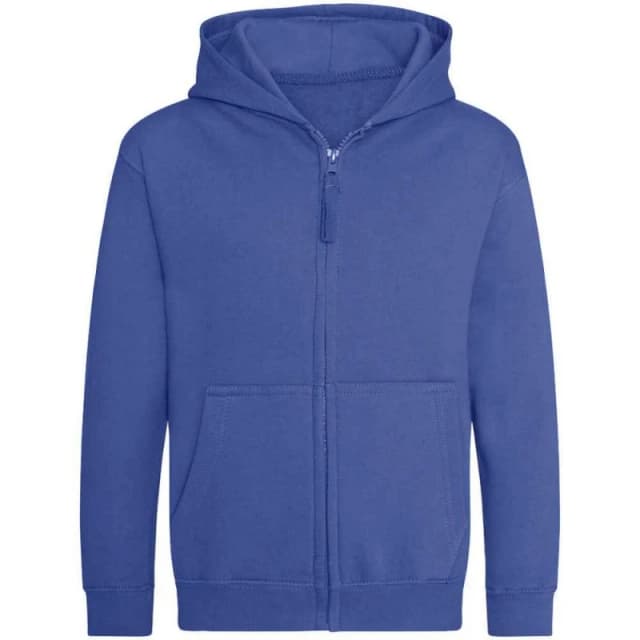 AWDis Cool Zoodie Full Zip Hoodie in Royal Size: 12-13 Years Royal Unisex 12-13 Years