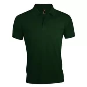 SOLs Mens Prime Pique Plain Short Sleeve Polo Shirt (3XL) (Bottle Green)