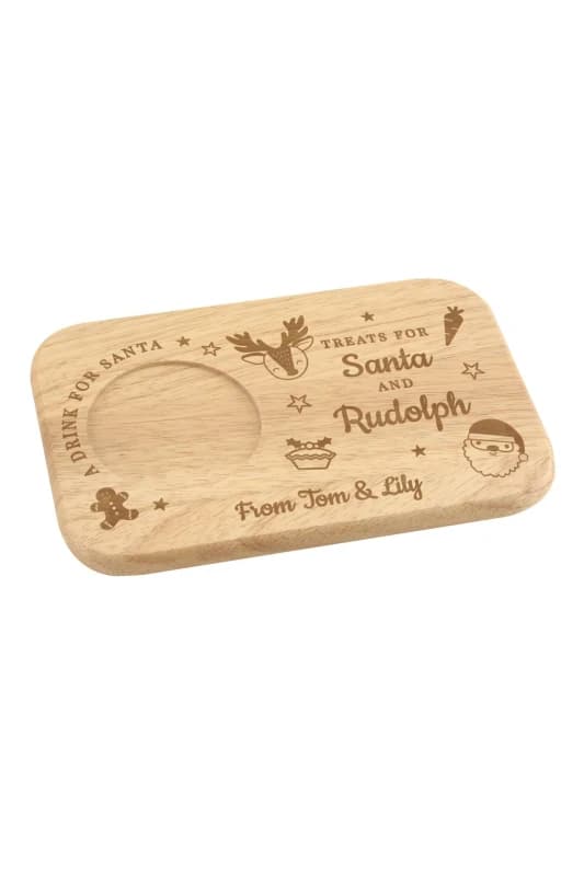 Sage Personalised Message Treats Coaster Tray