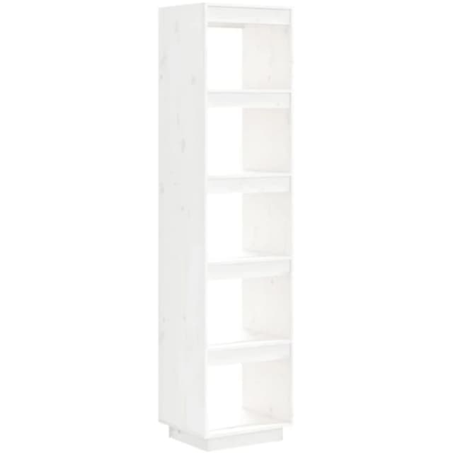 VIDAXL Vidaxl - Book Cabinet/Room Divider White 40x35x167cm Solid Wood Pine 8720286815861