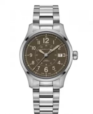 Hamilton Khaki Field Brown Dial Stainless Steel Mens Watch H70305193 H70305193