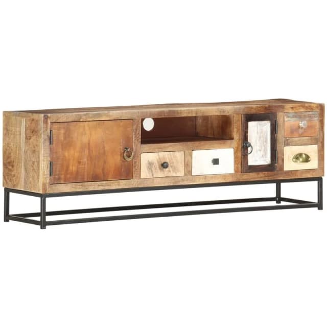 VIDAXL Vidaxl - tv Cabinet 120x30x40cm Solid Reclaimed Wood 286506