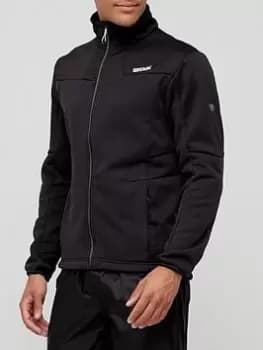 Regatta Highton Winter Full Zip Fleece, Grey/Black Size M Men