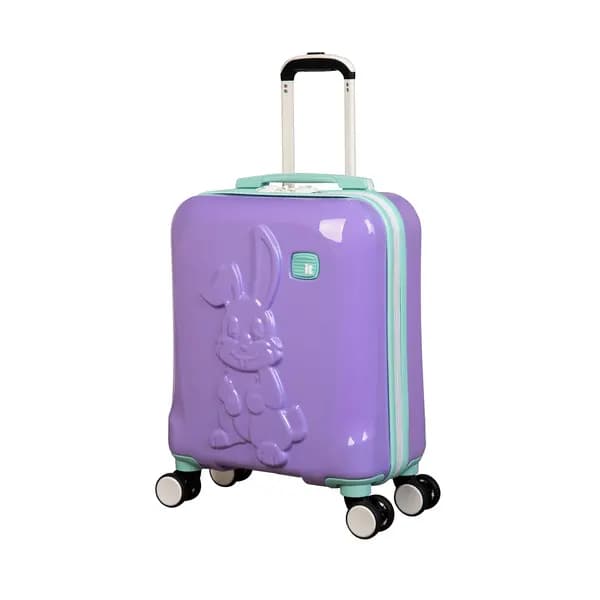 IT Luggage Cottontail VWWKS Hard Shell Violet Kiddies Suitcase