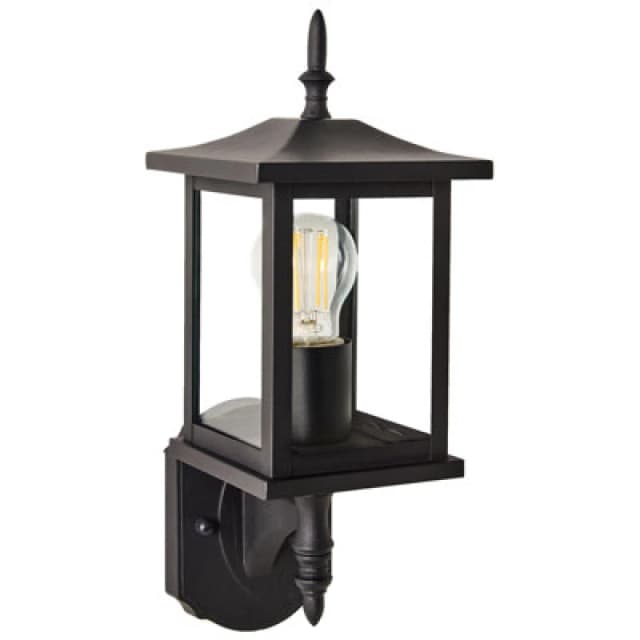 Beliani Outdoor Wall Light Andam Black