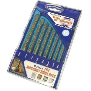 Faithfull Standard Masonry Drill Set of 8 4-10mm