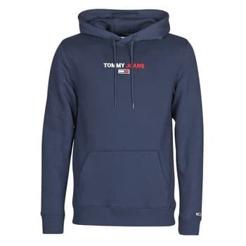 Tommy Jeans TJM LINEAR LOGO HOODIE mens Sweatshirt in Blue - Sizes S,XS