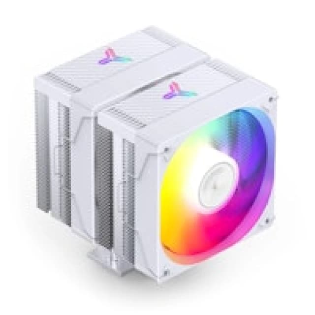 Jonsbo CR-3000E RGB White 260w TDP Dual Tower CPU Air Cooler - 120mm