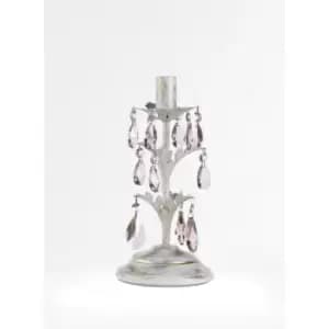 Onli Kate Glass Table Lamp, Ivory Pink Droplets