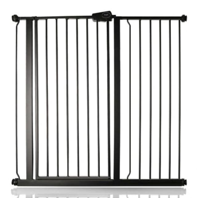 Bettacare Child And Pet Gate, 107.4Cm - -115Cm, Matt Black, Extra Tall Gate 104Cm In Height, Pressure Fit Stair Gate