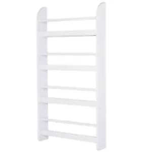 Homcom Magazine Holder White 590 x 120 x 1,130 mm