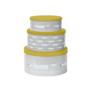 Scion Living - Scion Mr Fox Set of 3 Round Cake Tins Grey