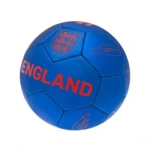England Phantom Signature Ball Blue Size 5