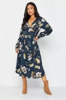 Petite Floral Midaxi Tea Dress