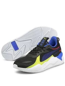 Puma RS-X Toys - Black/Blue, Size 7, Men