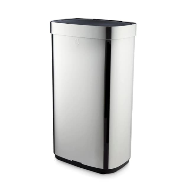 Swan Swan 80L Rectangular Sensor Bin Silver - Swan Silver HR82601