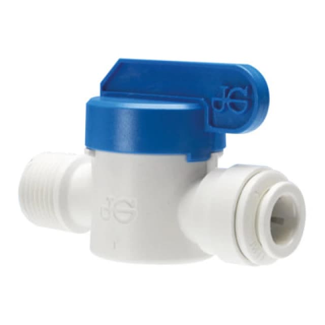 John Guest Speedfit Push-Fit Male Shut-Off Valve 3/8 Od - Pack Of 5 For Leak-Free Connections