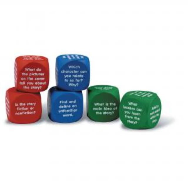 Reading Comprehension 6 Cubes (Soft Foam) By Learning Resources - Ages 3+ - Educational Toys