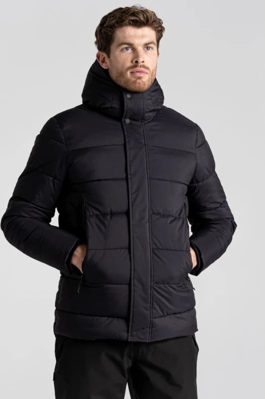 Craghoppers Craghoppers Expert Padded Hooded Insulated Jacket in Black Size: Small Black S Unisex 5054904759392