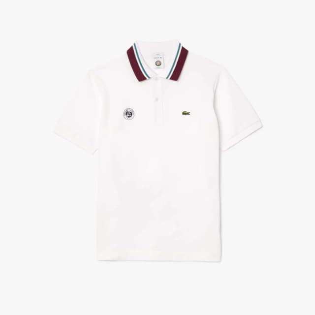 Lacoste Roland-Garras Sport Edition Umpire Polo Shirt White male 2XS